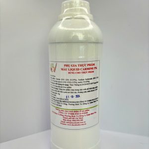 MÀU LIQUID CARMINE 5%, 10% - TẠO MÀU ĐỎ HỒNG TỰ NHIÊN CHO SẢN PHẨM