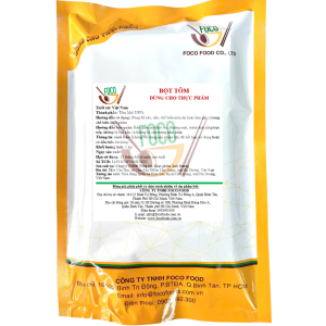 BỘT TÔM FOCO FOOD - 100% TÔM TƯƠI VIỆT NAM, KHÔNG ĐỘN BỘT